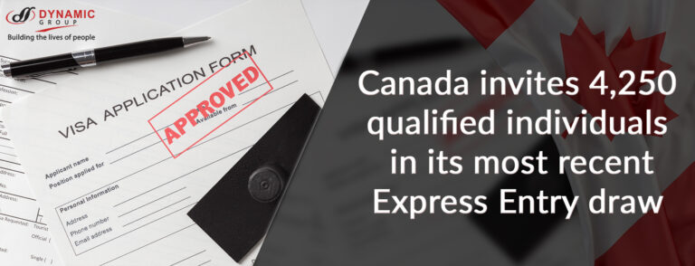 Canada invites 4,250 qualified individuals in its most recent Express Entry draw
