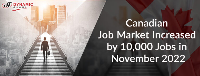Canadian Job Market Increased by 10,000 Jobs in November 2022