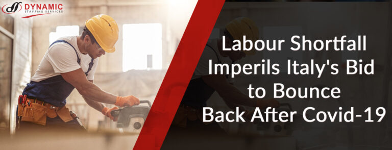 Labour Shortfall Imperils Italy’s Bid to Bounce Back After Covid-19
