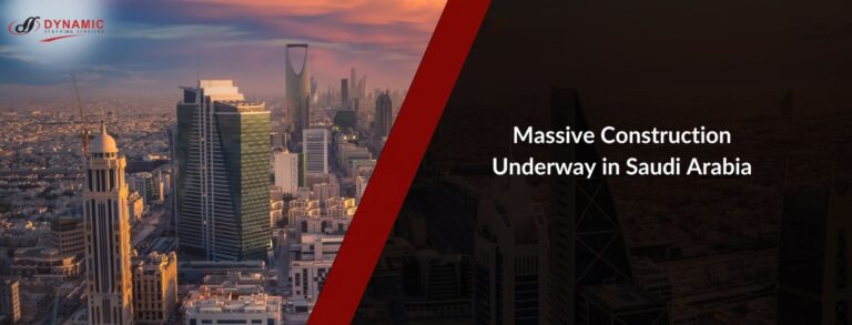 Massive Construction Underway in Saudi Arabia