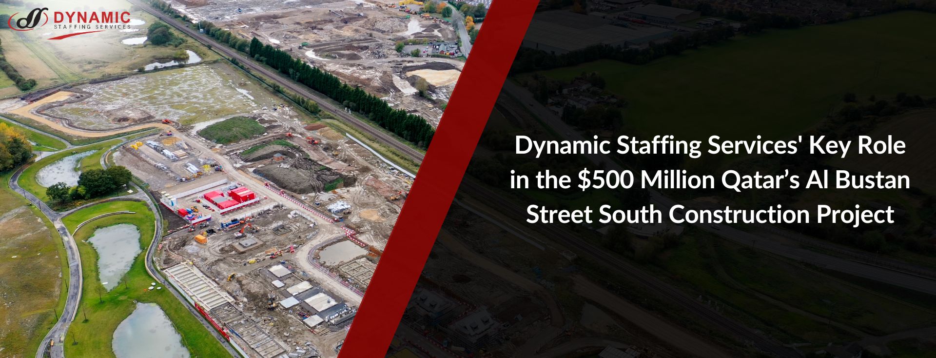 Dynamic Staffing Services’ Key Role in the $500 Million Qatar’s Al Bustan Street South Construction Project