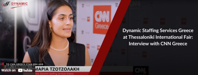 Dynamic Staffing Services Greece at Thessaloniki International Fair: Interview with CNN Greece