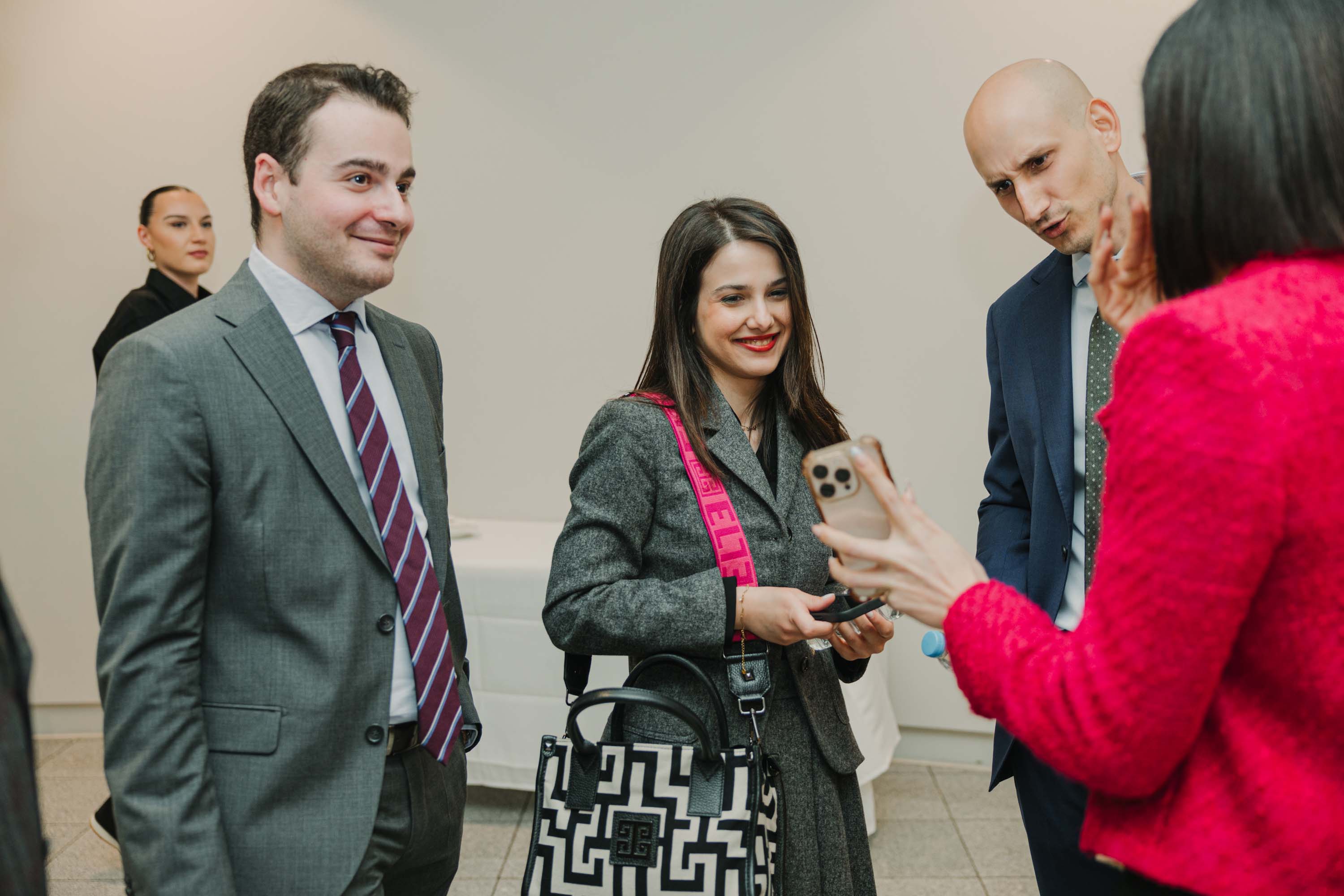 Networking at the event