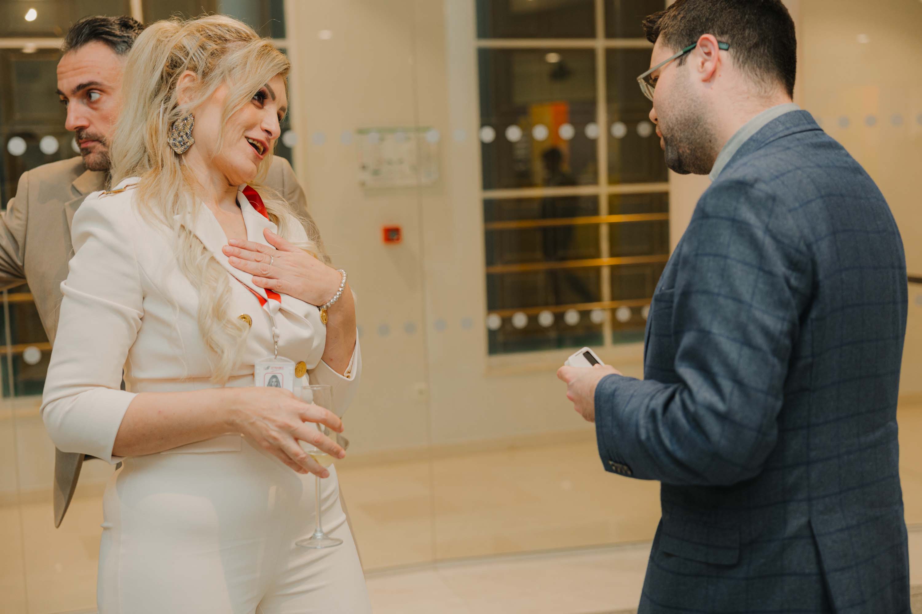 Networking at the event