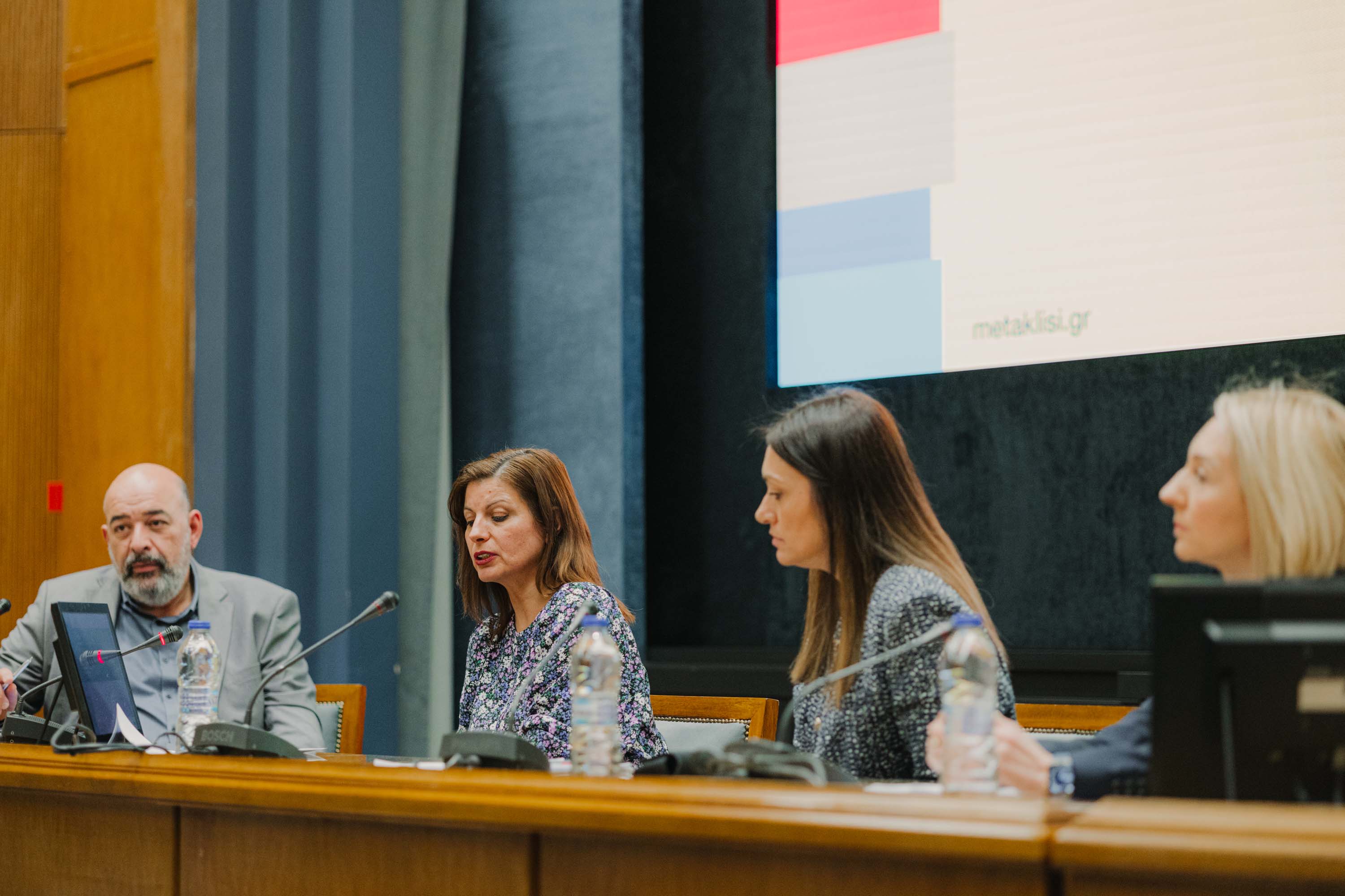 Panelists in discussion