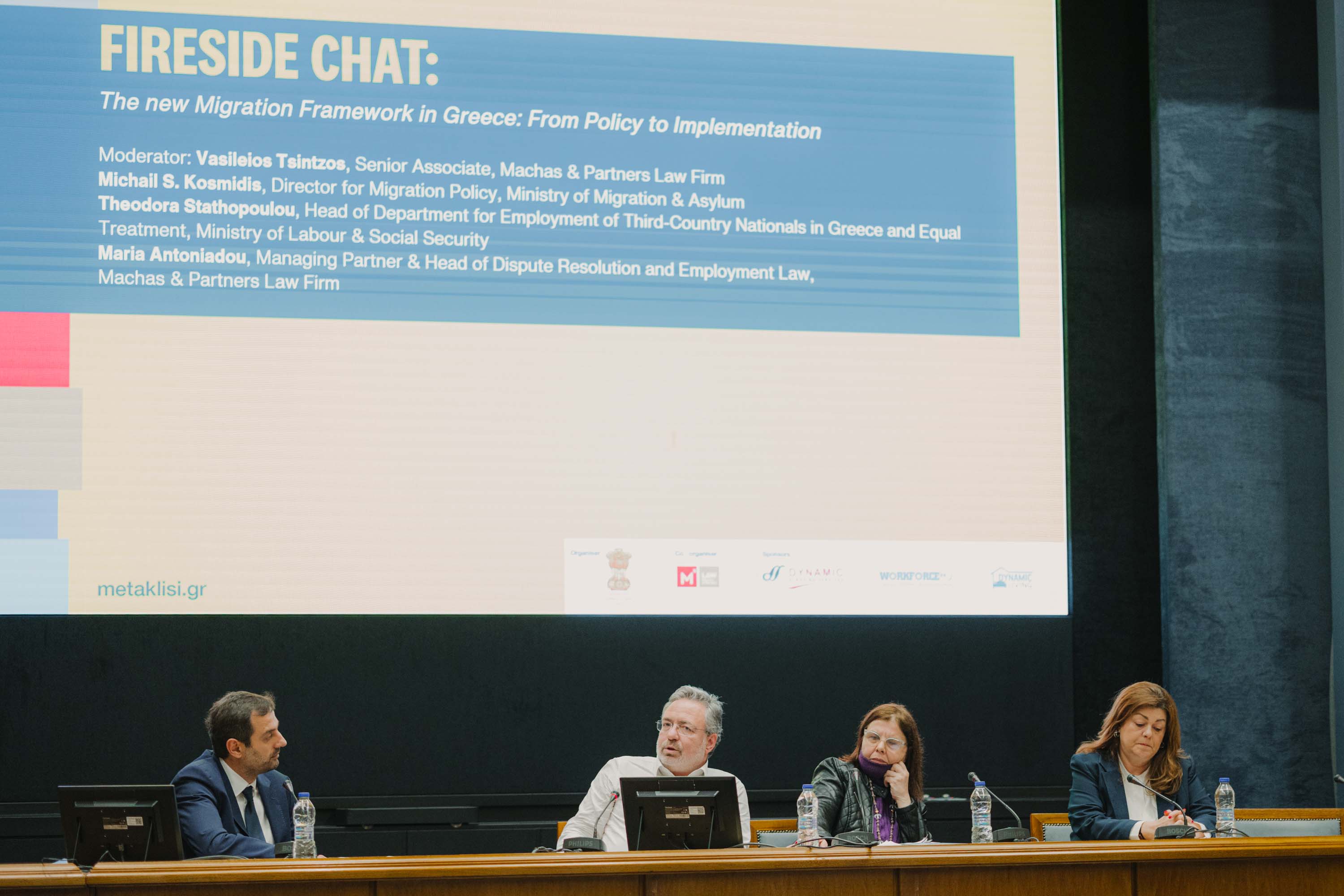 Panelists speaking
