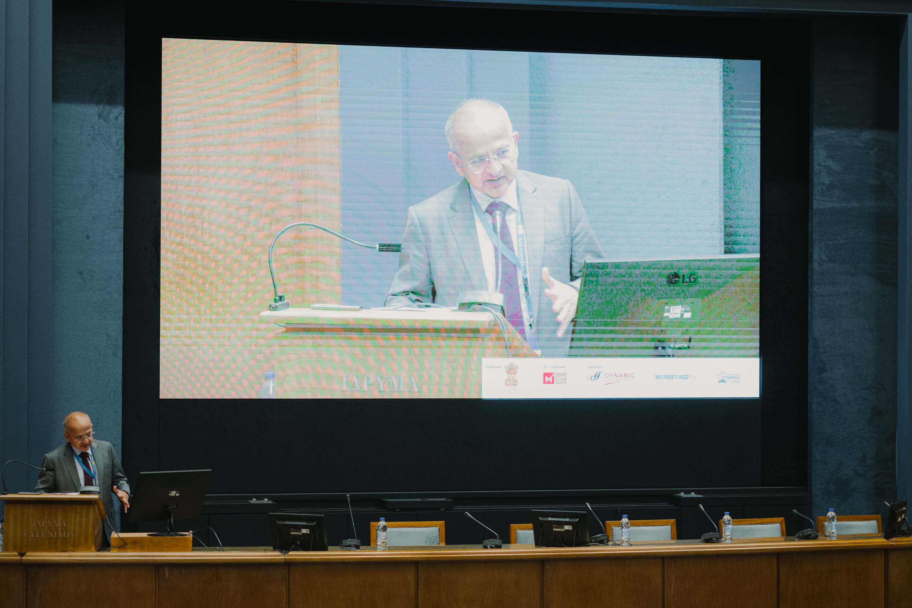 Speaker presenting