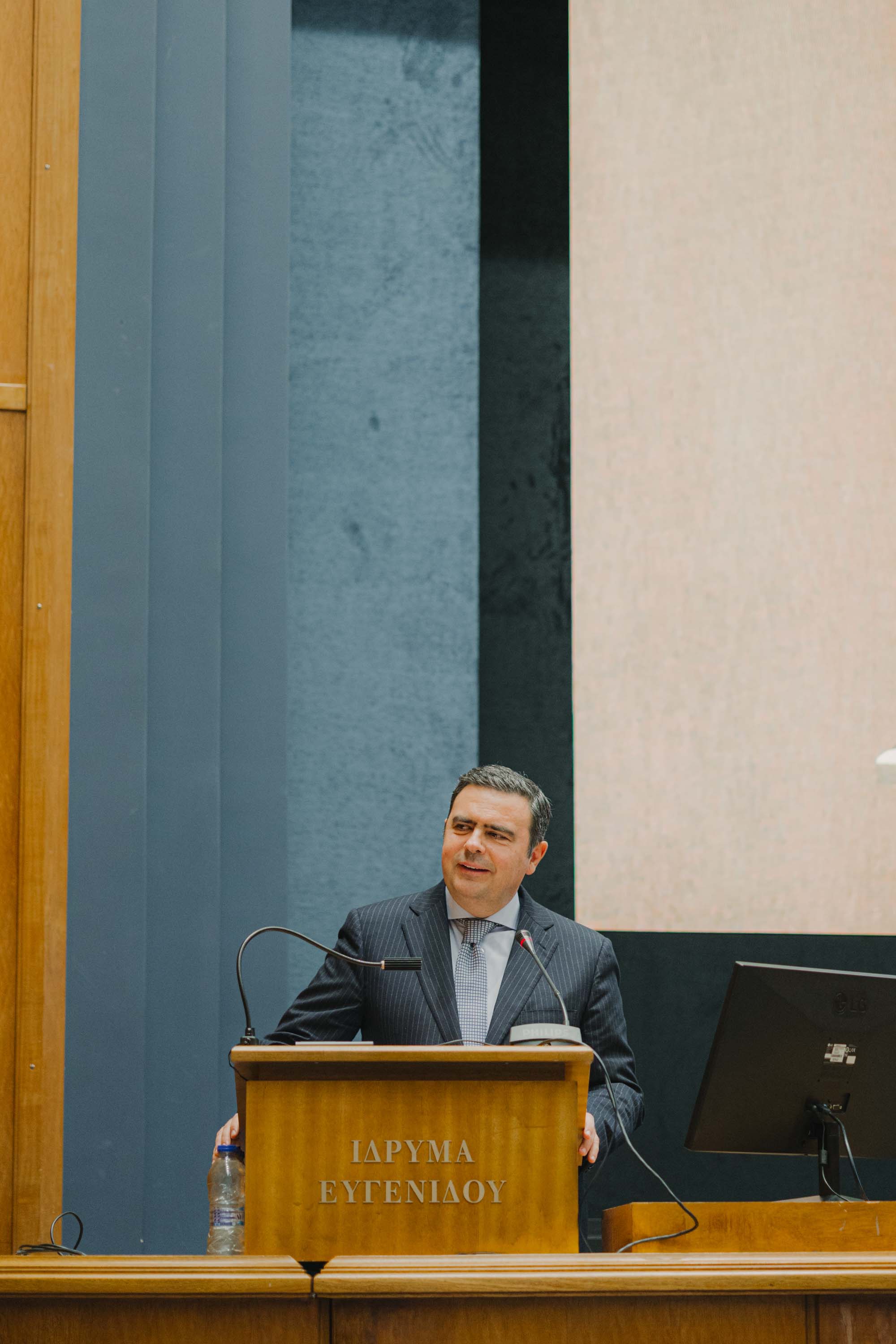 Speaker presenting